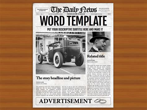 old newspaper generator